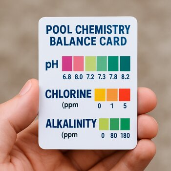 Hovuz terminləri üçün çap olunmuş kiçik lüğət kartı