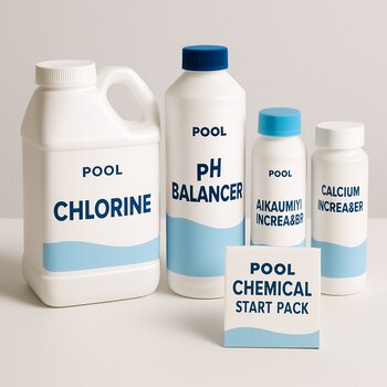 Hovuz açılışı üçün kimyəvi start dəsti və pinco balans kartı